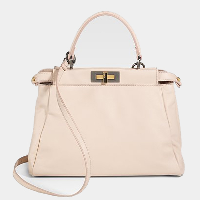 8P0310 Fendi Peekaboo Pelle Satchel